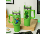 Mug de voyage XL Minecraft 900ml avec paille Vert (PP14600MCF)