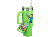 Mug de voyage XL Minecraft 900ml avec paille Vert (PP14600MCF)