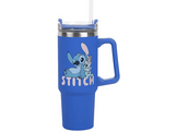 Mug de voyage XL Stitch 900ml avec paille Bleu (PP14794LS)
