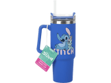 Mug de voyage XL Stitch 900ml avec paille Bleu (PP14794LS)