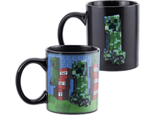 Charger l&#39;image dans la galerie, Deux mugs Minecraft, un avec Creeper et TNT, l&#39;autre avec Creeper.
