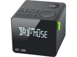 MUSE Radio réveil Double Alarme DAB+/FM PLL (M187CDB)