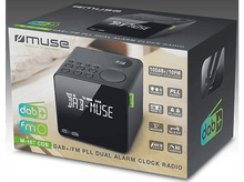 Charger l&#39;image dans la galerie, MUSE Radio réveil Double Alarme DAB+/FM PLL (M187CDB)
