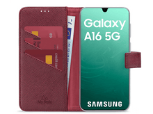 Charger l&#39;image dans la galerie, MYSTYLE Cover Flex Wallet Samsung Galaxy A16 4G/5G Bordeaux (80072)
