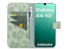 Charger l&#39;image dans la galerie, MYSTYLE Cover Flex Wallet Samsung Galaxy A16 4G/5G Green Leopard (80074)
