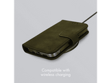 MYSTYLE Flex Wallet Étui de téléphone pour Samsung Galaxy A17/A26 Forest Green
