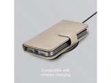 MYSTYLE Flex Wallet Étui de téléphone pour Samsung Galaxy A17/A26 Warm Taupe