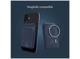 MYSTYLE Porte-carte magnétique compatible MagSafe avec fonction standard Bleu Nuit