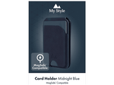 MYSTYLE Porte-carte magnétique compatible MagSafe avec fonction standard Bleu Nuit