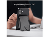 MYSTYLE Porte-carte magnétique compatible MagSafe avec fonction support, étui de téléphone universel noir