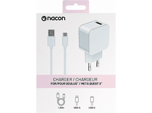 Charger l&#39;image dans la galerie, NACON Chargeur USB-C pour Meta Quest 2 (QUEST2ADAPT)
