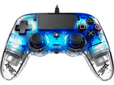 NACON Manette filaire Compacte Lumineuse PS4 Bleu (PS4OFCPADCLBLUE)