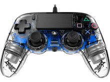 Charger l&#39;image dans la galerie, NACON Manette filaire Compacte Lumineuse PS4 Bleu (PS4OFCPADCLBLUE)
