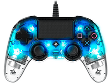 Charger l&#39;image dans la galerie, NACON Manette filaire Compacte Lumineuse PS4 Bleu (PS4OFCPADCLBLUE)
