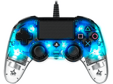 NACON Manette filaire Compacte Lumineuse PS4 Bleu (PS4OFCPADCLBLUE)