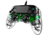 NACON Manette filaire Compacte Lumineuse PS4 Vert (PS4OFCPADCLGREEN)