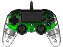 Charger l&#39;image dans la galerie, NACON Manette filaire Compacte Lumineuse PS4 Vert (PS4OFCPADCLGREEN)
