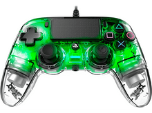 Charger l&#39;image dans la galerie, NACON Manette filaire Compacte Lumineuse PS4 Vert (PS4OFCPADCLGREEN)
