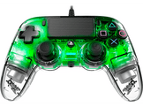 NACON Manette filaire Compacte Lumineuse PS4 Vert (PS4OFCPADCLGREEN)