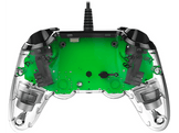 NACON Manette filaire Compacte Lumineuse PS4 Vert (PS4OFCPADCLGREEN)
