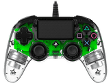 NACON Manette filaire Compacte Lumineuse PS4 Vert (PS4OFCPADCLGREEN)