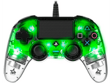 NACON Manette filaire Compacte Lumineuse PS4 Vert (PS4OFCPADCLGREEN)