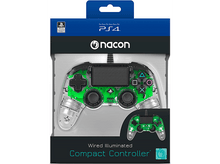 Charger l&#39;image dans la galerie, NACON Manette filaire Compacte Lumineuse PS4 Vert (PS4OFCPADCLGREEN)
