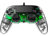 NACON Manette filaire Compacte Lumineuse PS4 Vert (PS4OFCPADCLGREEN)