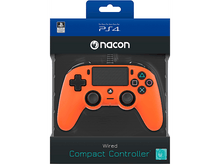 Charger l&#39;image dans la galerie, NACON Manette filaire Compacte PS4 Orange (PS4OFCPADORANGE)
