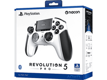 Charger l&#39;image dans la galerie, Manette PlayStation blanche et noire dans une boîte.
