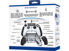 Charger l&#39;image dans la galerie, Manette de jeu sur une boîte. Elle montre des boutons, des joysticks et des étiquettes. Le texte décrit les fonctionnalités.
