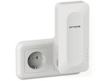 Charger l&#39;image dans la galerie, Appareil Netgear blanc branché sur une prise. Montre une extension de routeur.
