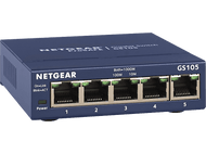 NETGEAR Switch de bureau 5 ports ProSafe Unmanaged Gris (GS105GE)