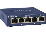 NETGEAR Switch de bureau 5 ports ProSafe Unmanaged Gris (GS105GE)