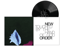Charger l'image dans la galerie, Pochette d'album, disque vinyle noir avec texte : Touched by the Hand of God.
