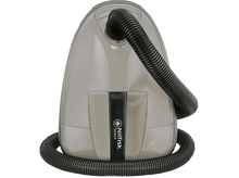 Charger l&#39;image dans la galerie, Aspirateur. Il a une forme ovale grise avec un tuyau noir.
