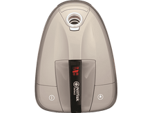 Charger l&#39;image dans la galerie, Un aspirateur Nilfisk Select de forme ovale et de couleur claire.
