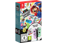 NINTENDO Super Mario Party (Code de téléchargement) + Paire de manettes Joy-Con Mauve pastel / Vert pastel