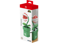 Une boîte avec une caméra Piranha Plant pour Nintendo Switch. La plante est dans un pot vert, dessus rouge.