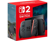 Charger l&#39;image dans la galerie, Boîte Nintendo Switch avec console et Joy-Cons visibles. Palette de couleurs rouge et noire.
