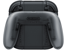 Charger l&#39;image dans la galerie, Nintendo Switch noire avec Joy-Cons, housse transparente, fond blanc.
