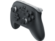 Charger l&#39;image dans la galerie, Manette Pro Nintendo Switch noire et grise sur fond blanc.
