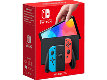 Charger l&#39;image dans la galerie, NINTENDO Switch OLED Rouge / Bleu (10007455)
