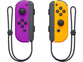 NINTENDO Switch Paire de manettes Joy-Con Mauve / Orange