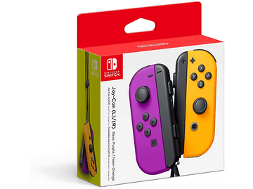NINTENDO Switch Paire de manettes Joy-Con Mauve / Orange