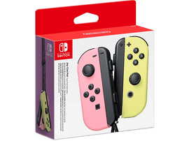 NINTENDO Switch Paire de manettes Joy-Con Rose pastel / Jaune pastel