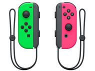 NINTENDO Switch Paire de manettes Joy-Con vert néon/rose néon