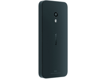 Charger l&#39;image dans la galerie, Téléphone Nokia bleu foncé, vue arrière, avec caméra et nom de la marque, fond blanc.
