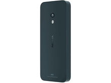 Charger l&#39;image dans la galerie, Un téléphone Nokia de couleur sarcelle, montrant l&#39;arrière avec une caméra et le logo HMD.
