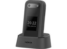 Charger l&#39;image dans la galerie, NOKIA GSM 2660 Flip Black + Support bureau (N2660-DS-BLK-CRADLE)
